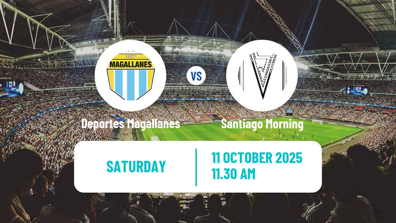 Soccer Chilean Primera B Deportes Magallanes - Santiago Morning