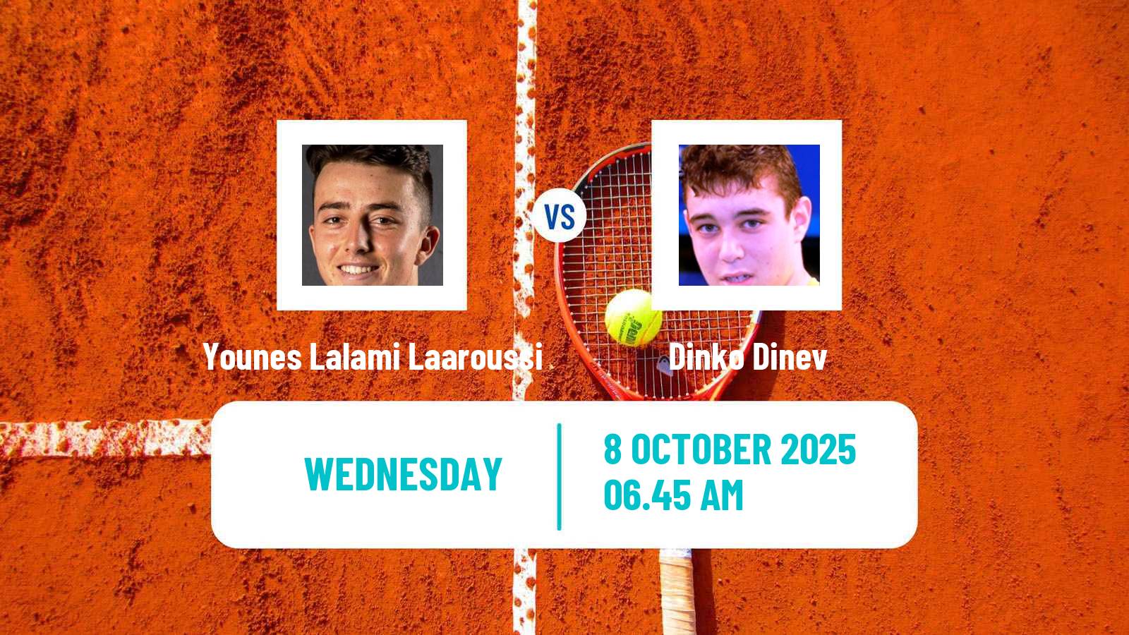 Tennis ITF M25 Kigali Men Younes Lalami Laaroussi - Dinko Dinev