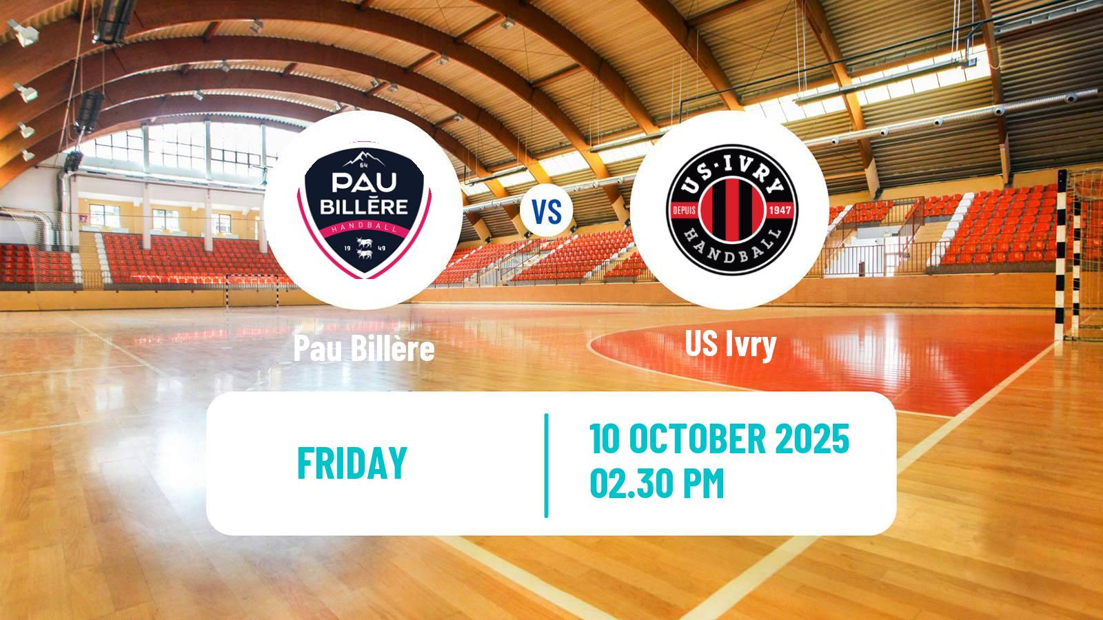 Handball French Proligue Handball Pau Billère - Ivry