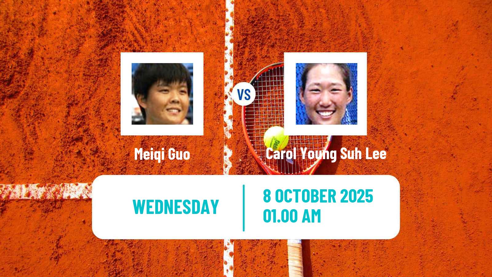 Tennis ITF W35 Kunshan Women Meiqi Guo - Carol Young Suh Lee
