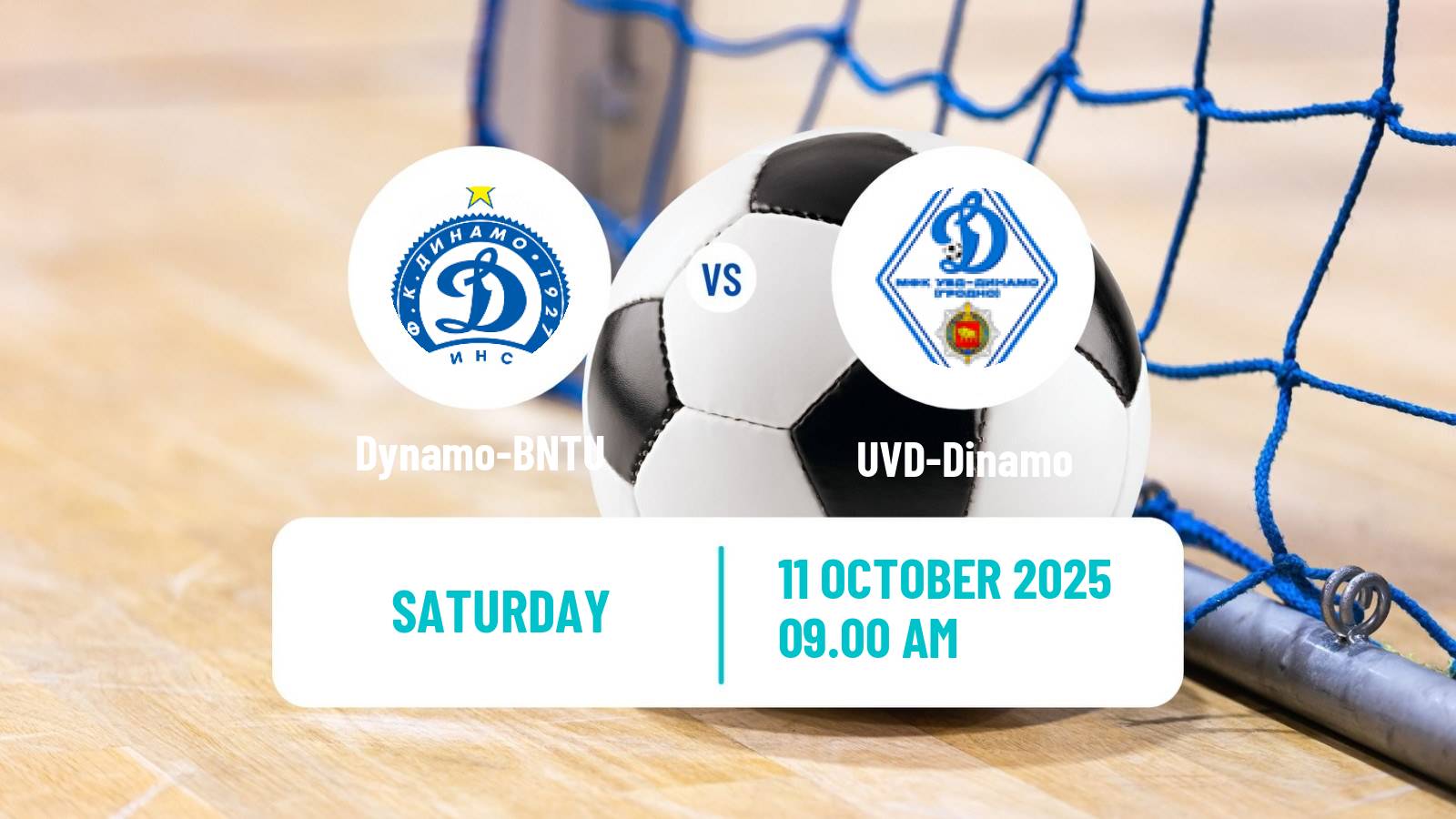 Futsal Belarusian Premier League Futsal Dynamo-BNTU - UVD-Dinamo
