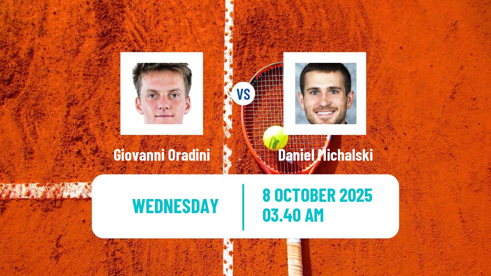 Tennis ITF M25 Santa Margherita Di Pula 10 Men Giovanni Oradini - Daniel Michalski