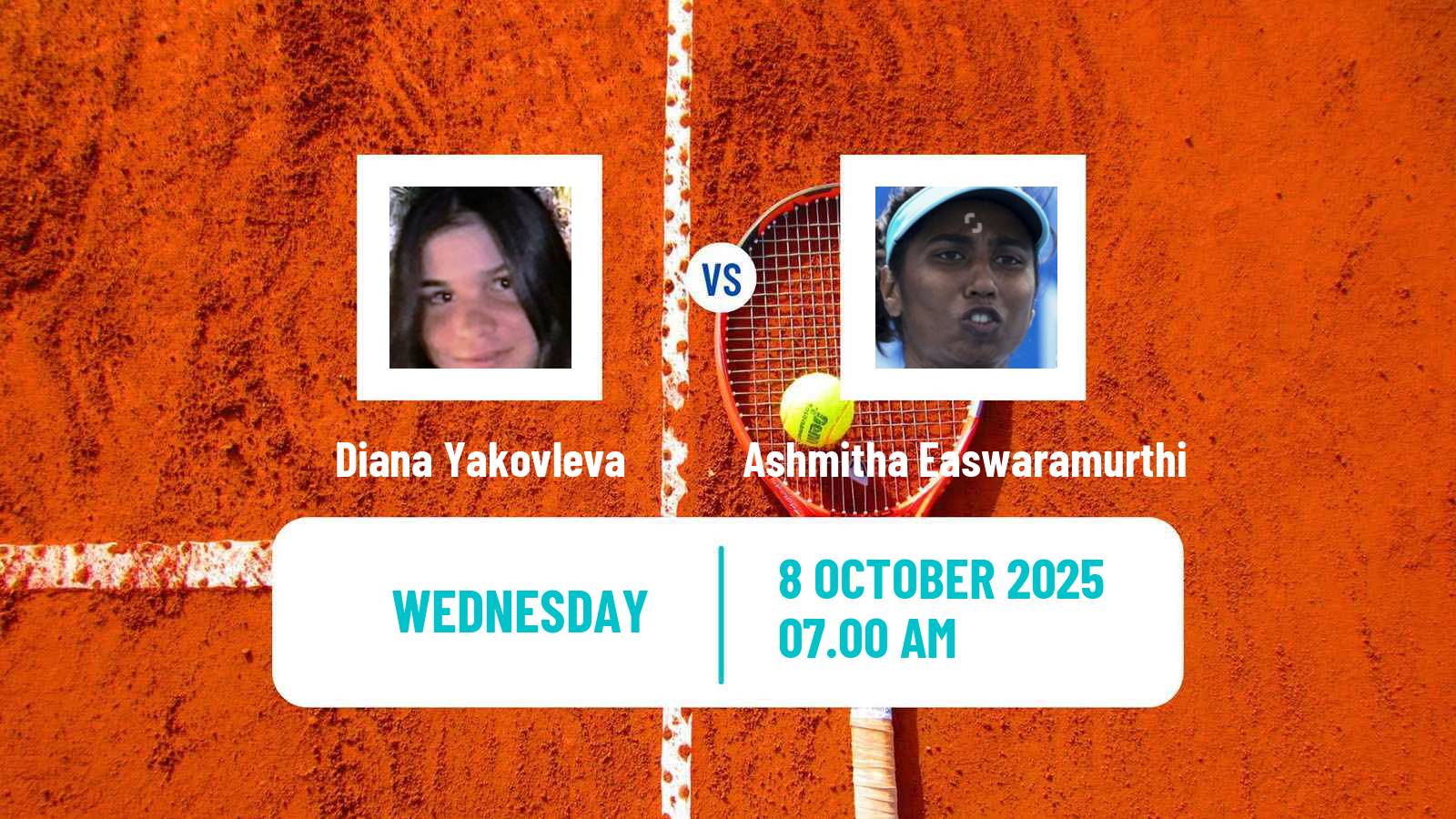 Tennis ITF W15 Sharm Elsheikh 14 Women Diana Yakovleva - Ashmitha Easwaramurthi