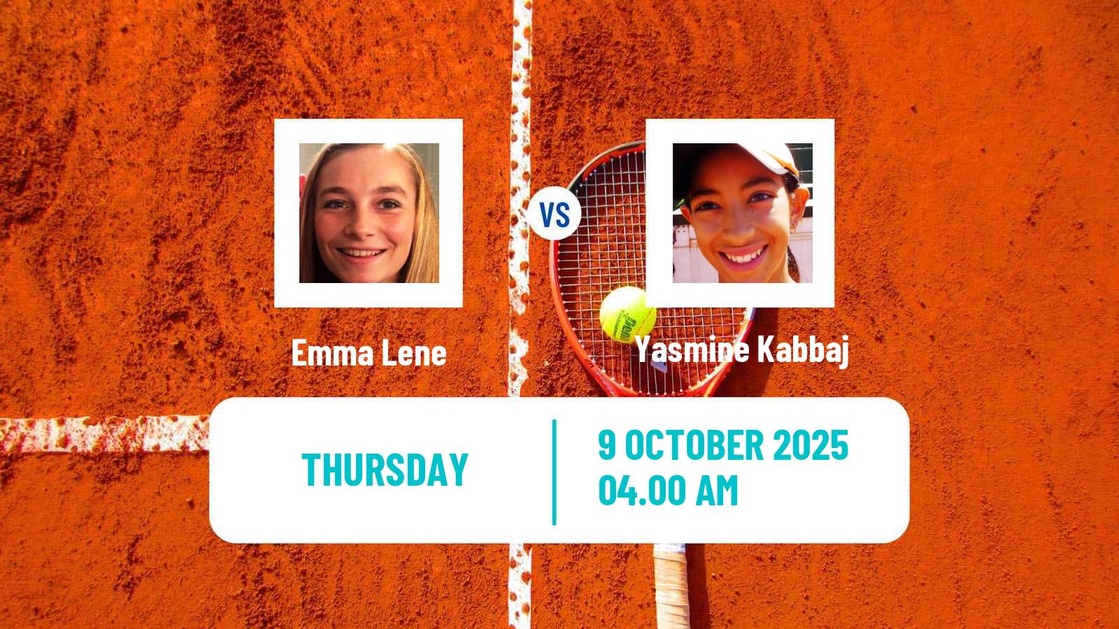 Tennis ITF W35 Santa Margherita Di Pula 10 Women Emma Lene - Yasmine Kabbaj