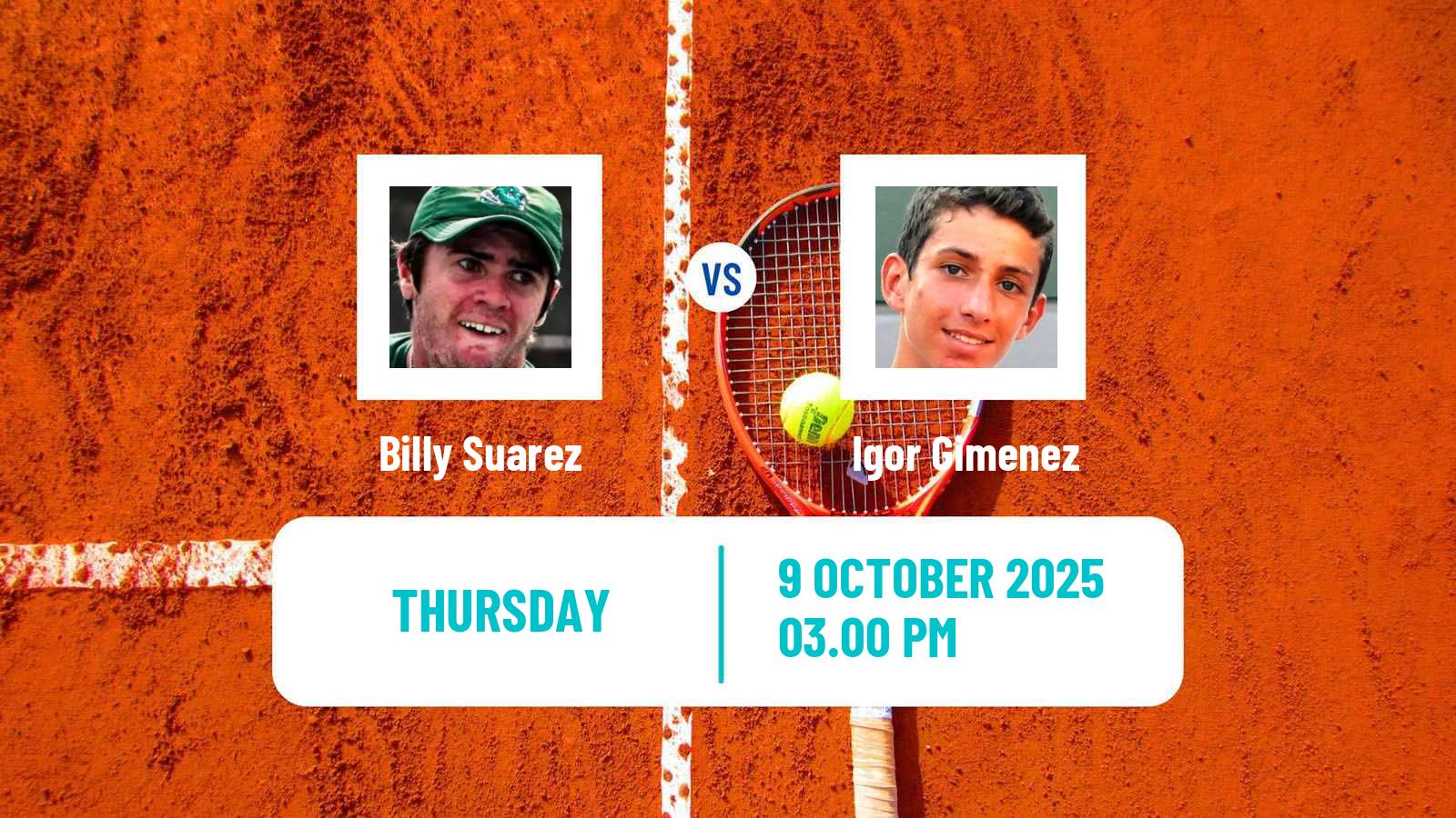 Tennis ITF M25 Rio De Janeiro Men Billy Suarez - Igor Gimenez