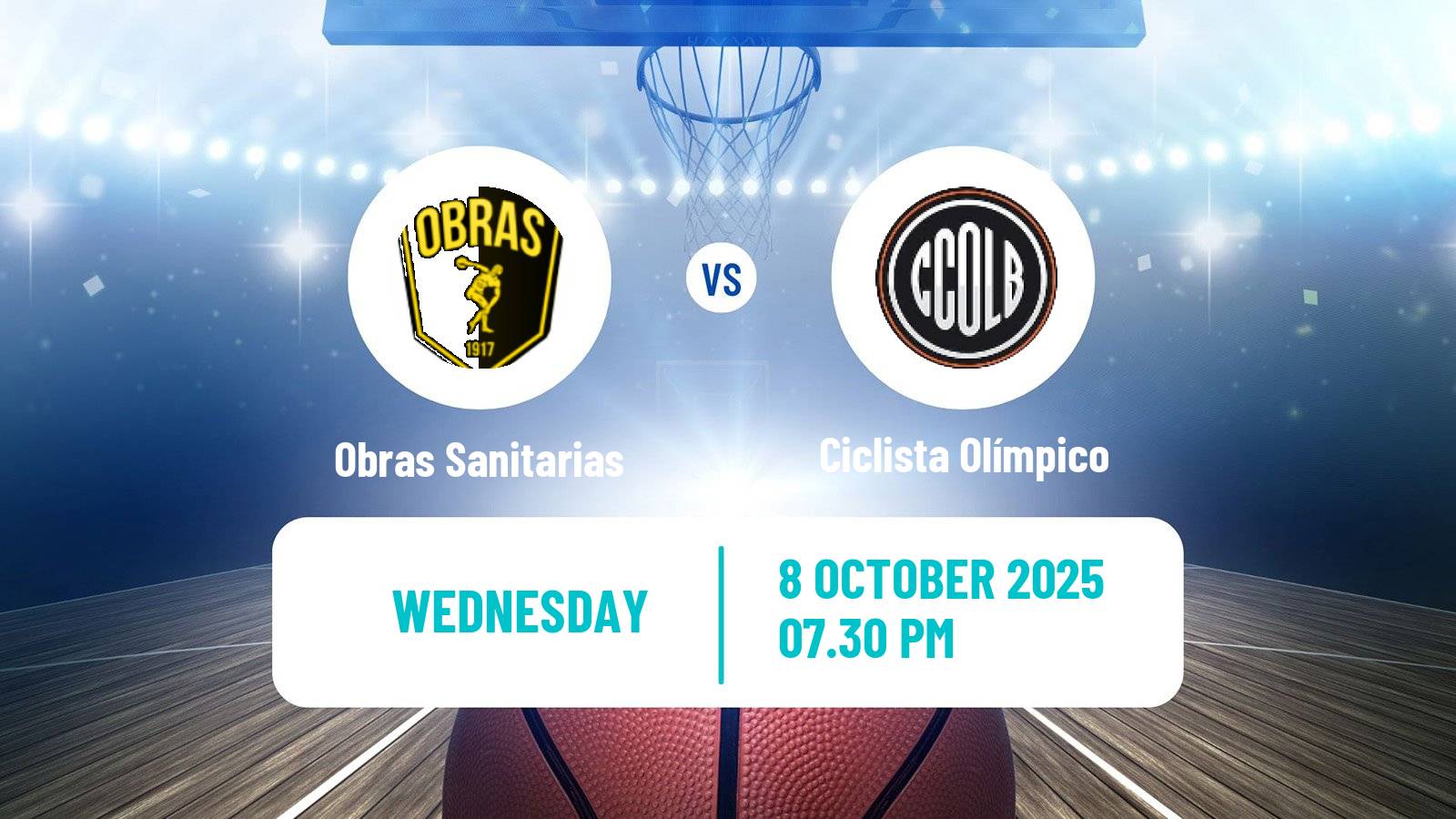 Basketball Argentinian LNB Obras Sanitarias - Ciclista Olímpico