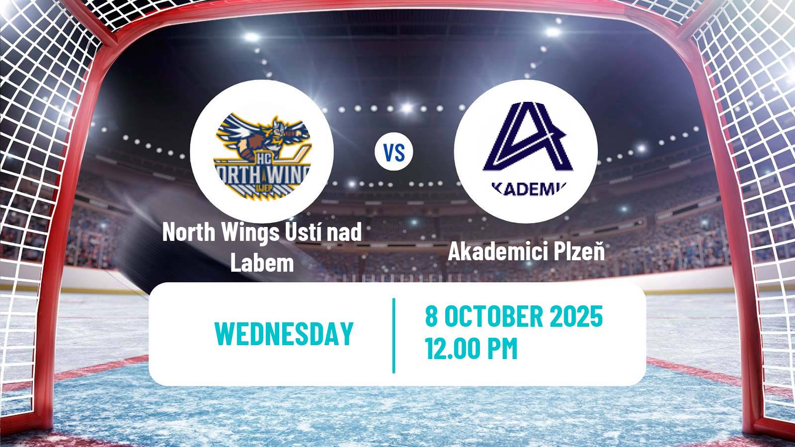Hockey Czech ULLH North Wings Ústí nad Labem - Akademici Plzeň