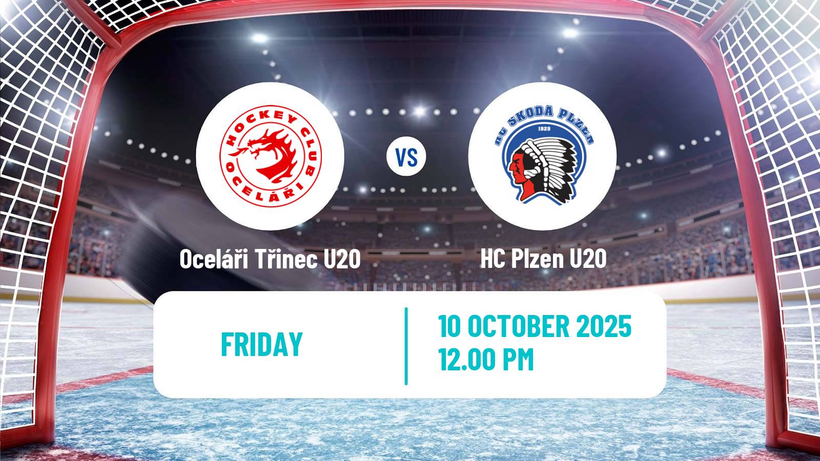 Hockey Czech ELJ Oceláři Třinec U20 - Plzen U20