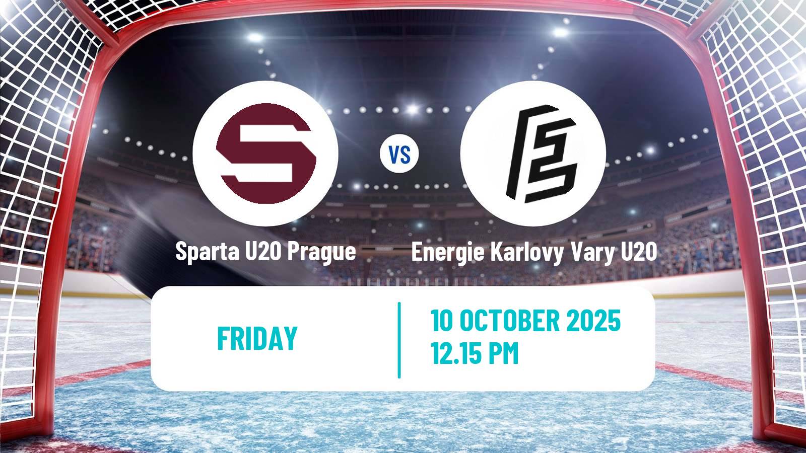 Hockey Czech ELJ Sparta U20 Prague - Energie Karlovy Vary U20