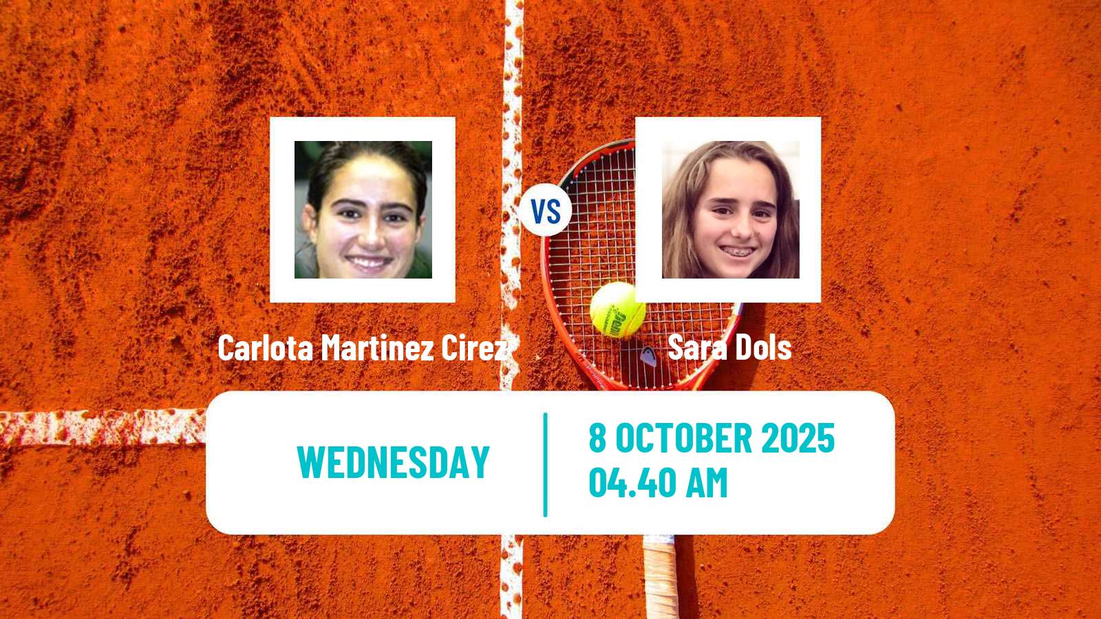 Tennis ITF W35 Seville Women Carlota Martinez Cirez - Sara Dols