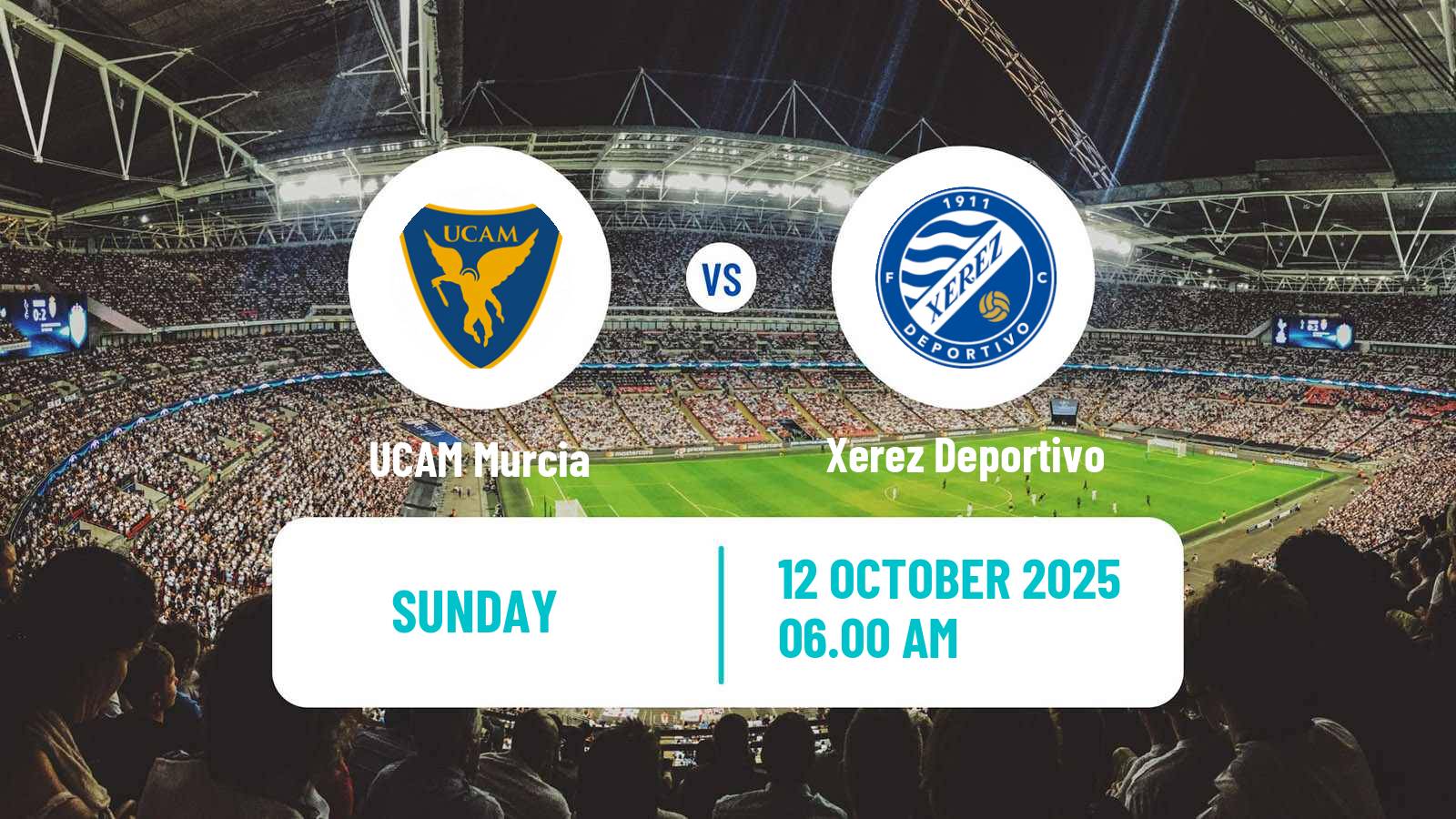 Soccer Spanish Segunda RFEF - Group 4 UCAM Murcia - Xerez Deportivo