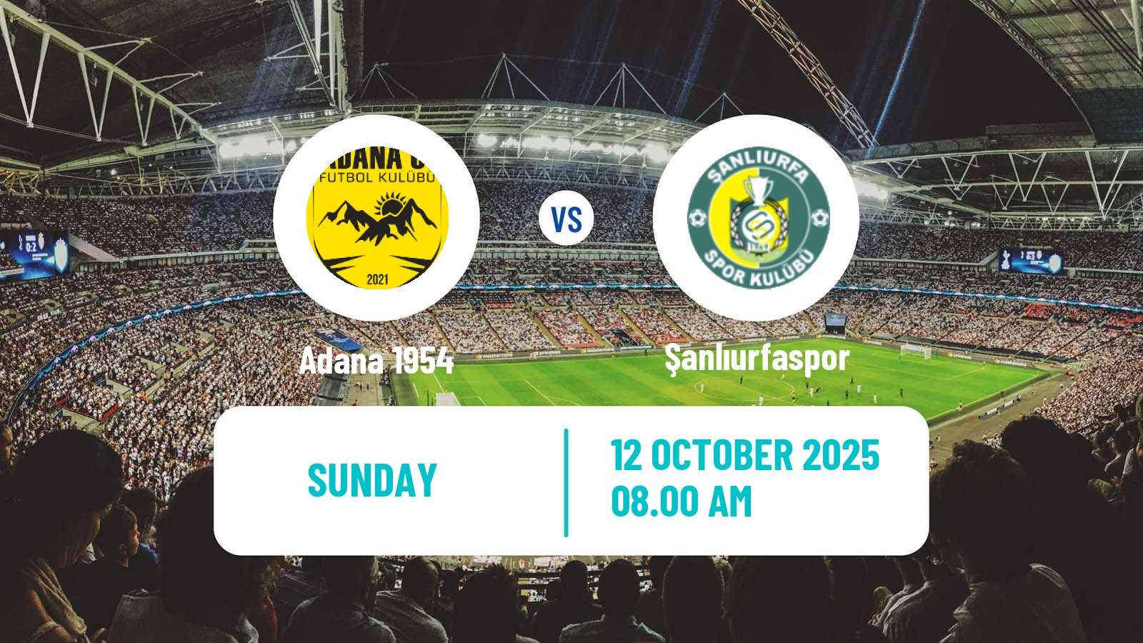 Soccer Turkish Second League White Group Adana 1954 - Şanlıurfaspor