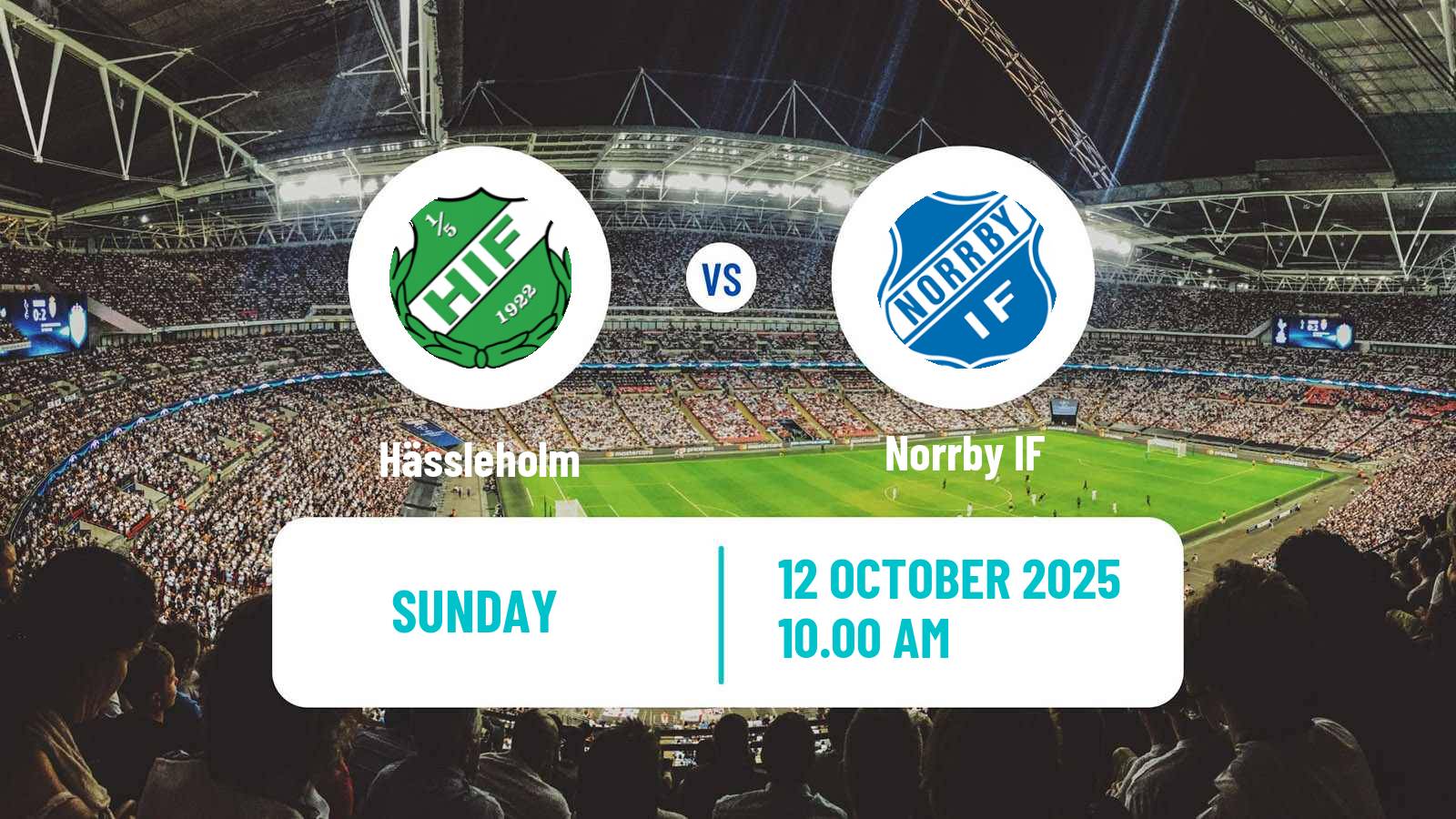 Soccer Swedish Division 1 Södra Hässleholm - Norrby