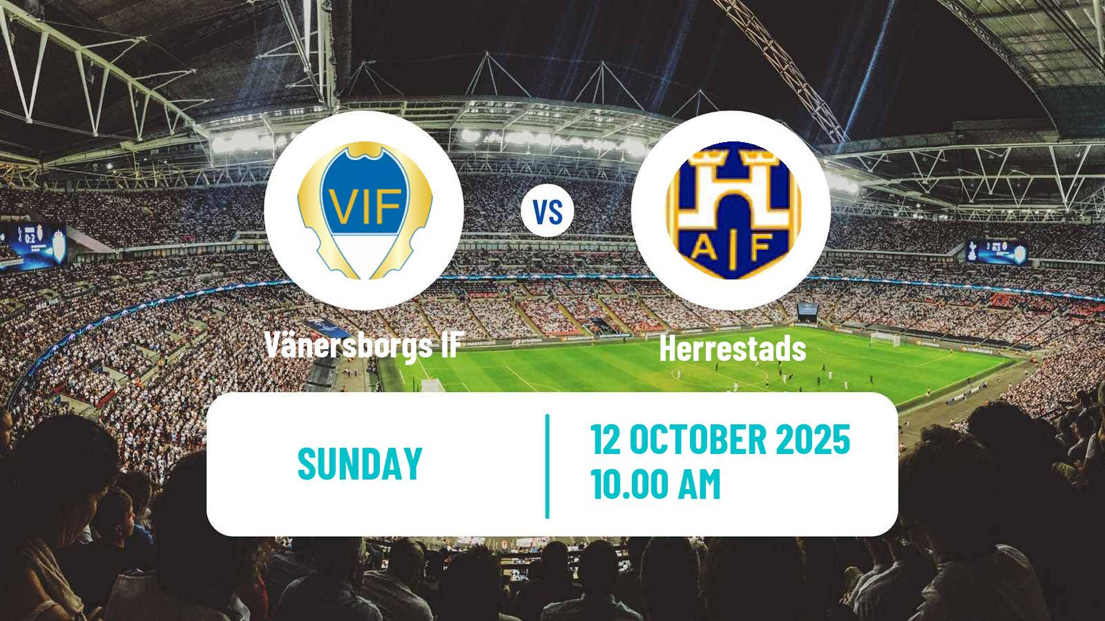Soccer Swedish Division 2 - Norra Götaland Vänersborgs IF - Herrestads