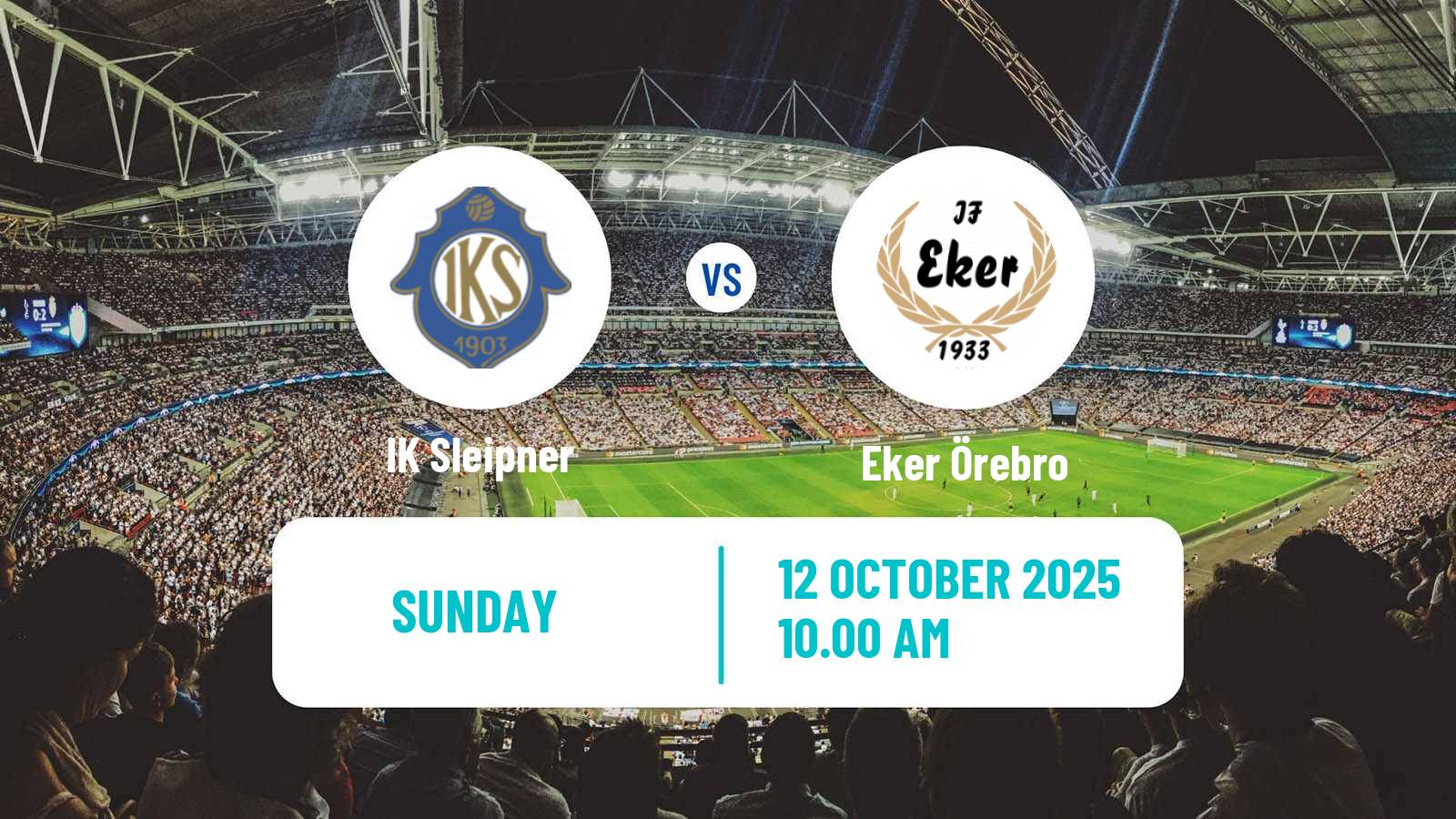 Soccer Swedish Division 2 - Södra Svealand Sleipner - Eker Örebro