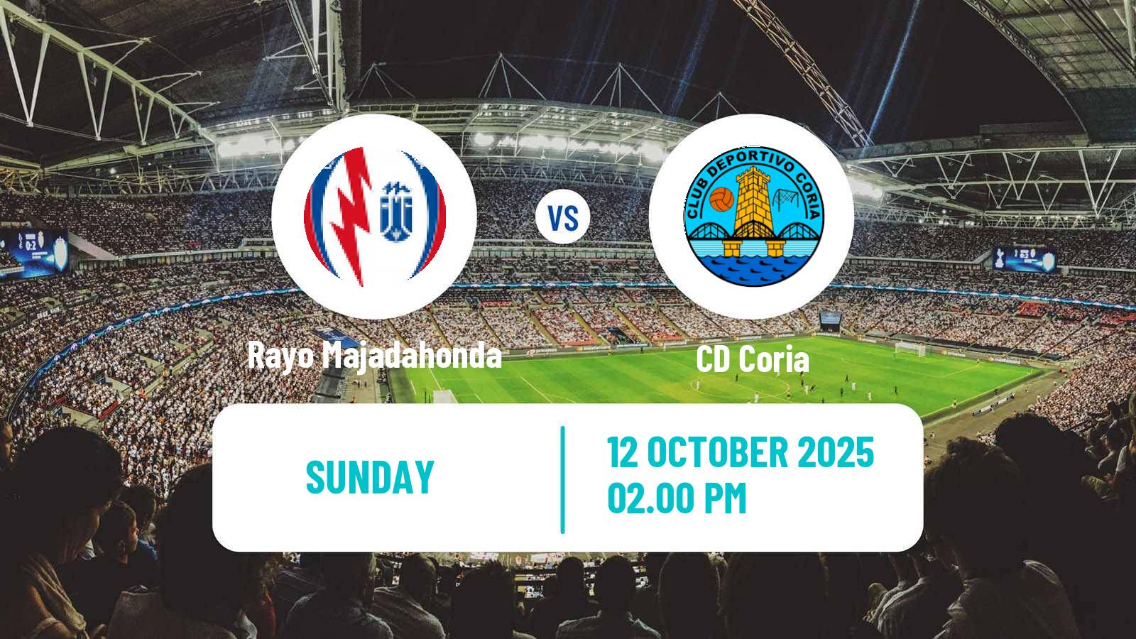 Soccer Spanish Segunda RFEF - Group 5 Rayo Majadahonda - Coria