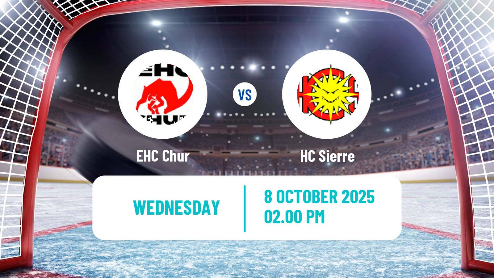 Hockey Swiss League Hockey Chur - Sierre