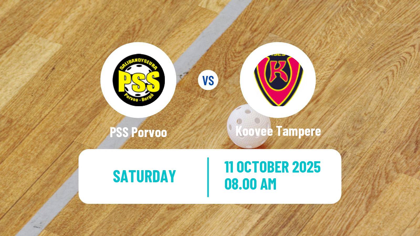 Floorball Finnish F-Liiga Women PSS Porvoo - Koovee Tampere