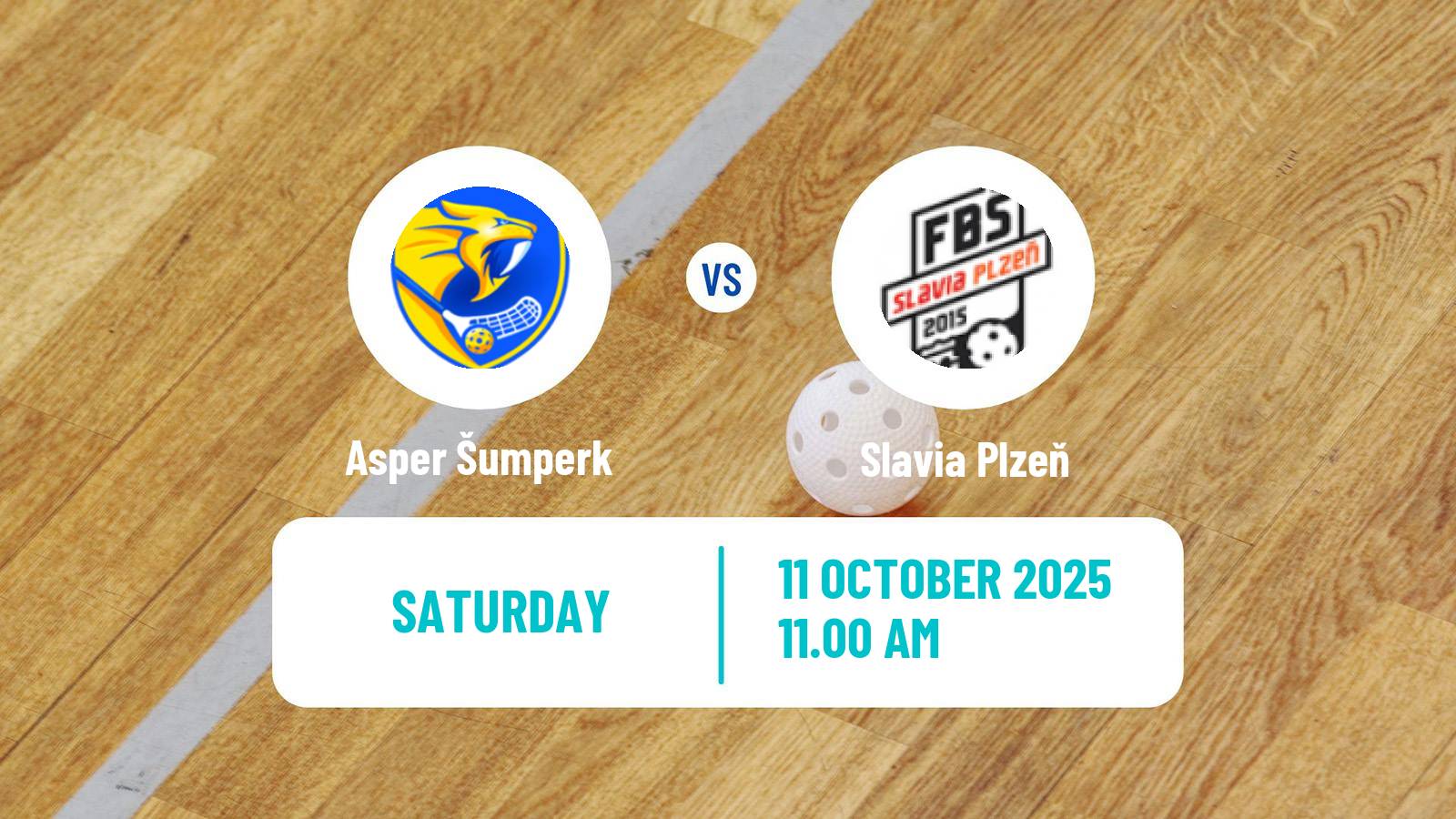 Floorball Czech 1 Liga Floorball Asper Šumperk - Slavia Plzeň