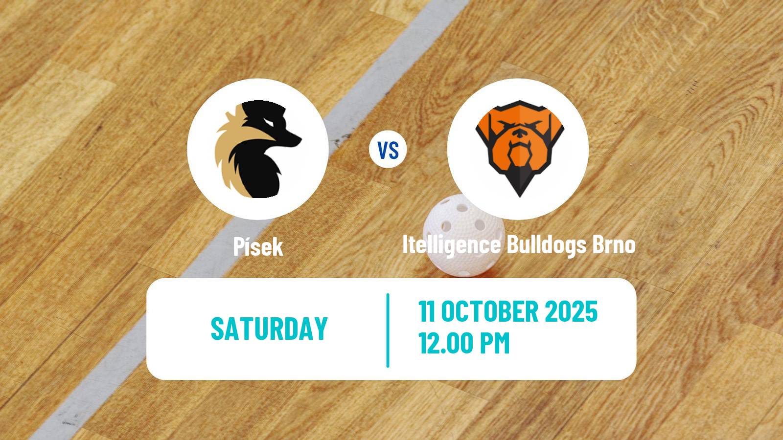 Floorball Czech 1 Liga Floorball Písek - Itelligence Bulldogs Brno