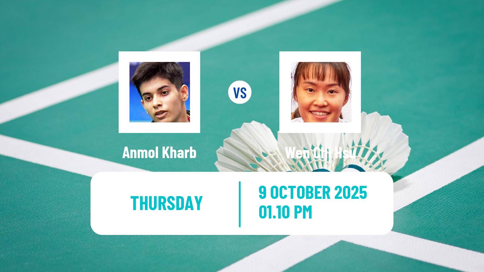 Badminton BWF World Tour Arctic Open Women Anmol Kharb - Wen Chi Hsu