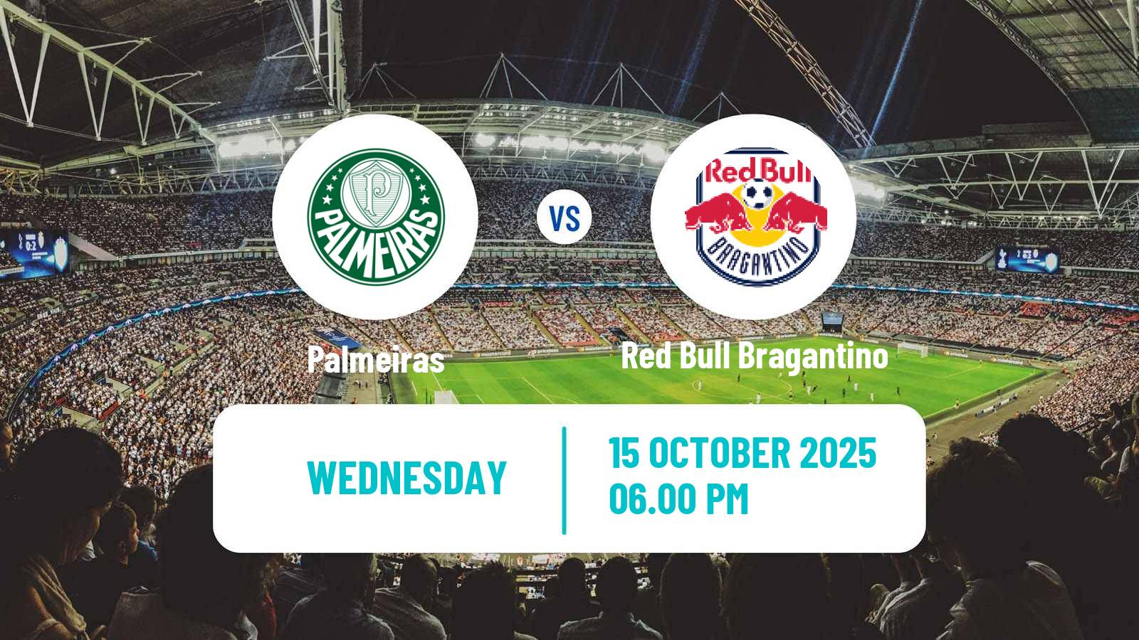 Soccer Brazilian Serie A Palmeiras - Red Bull Bragantino