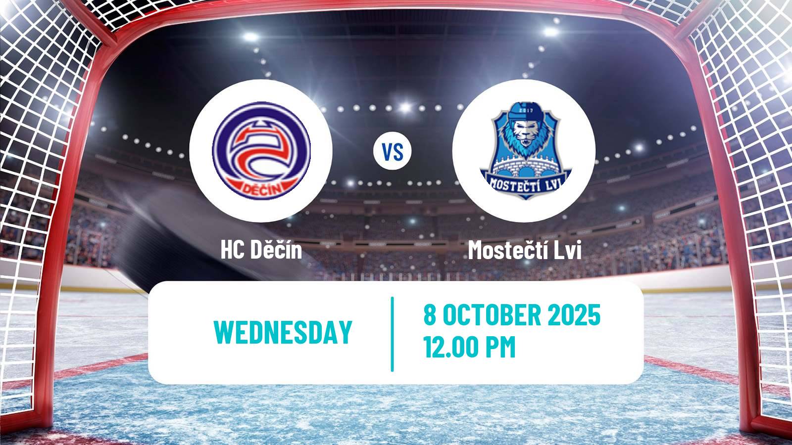 Hockey Czech 2 Liga Hockey West Děčín - Mostečtí Lvi