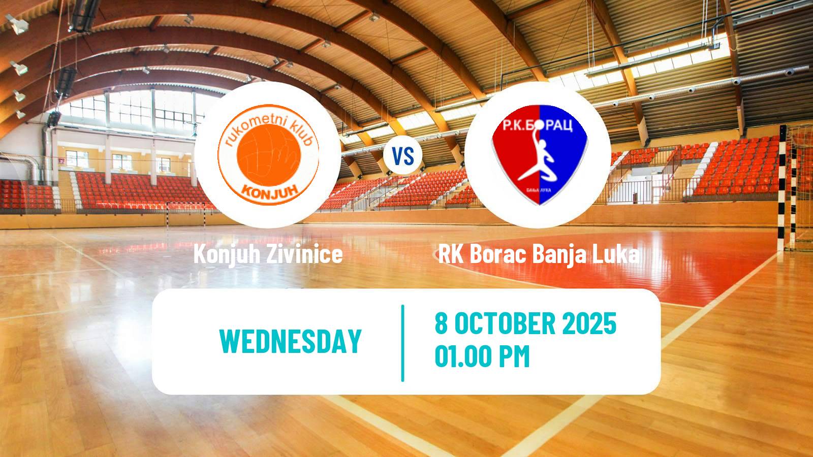 Handball Bosnian Premijer Liga Handball Konjuh Zivinice - RK Borac Banja Luka