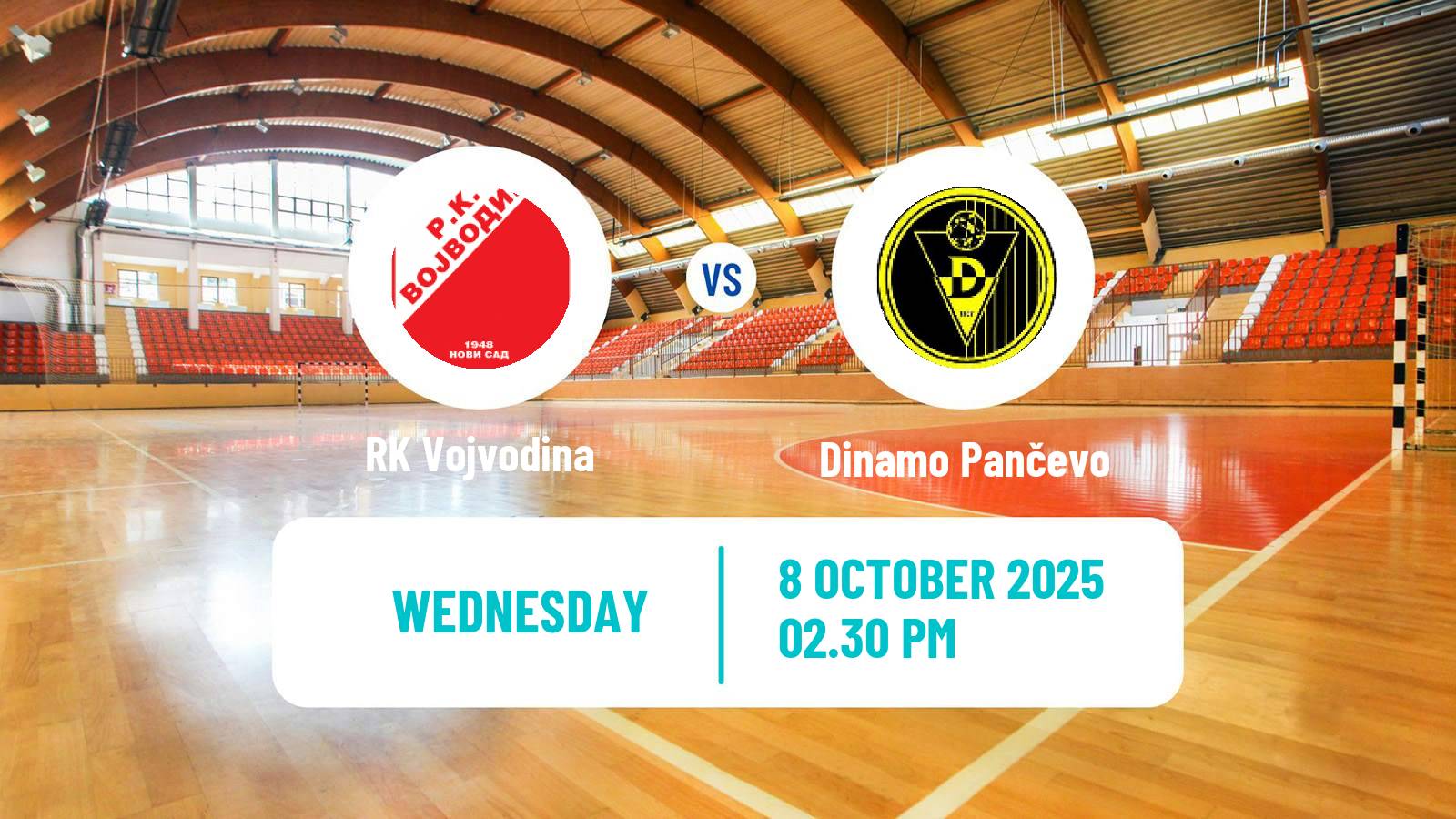 Handball Serbian Superliga Handball RK Vojvodina - Dinamo Pančevo