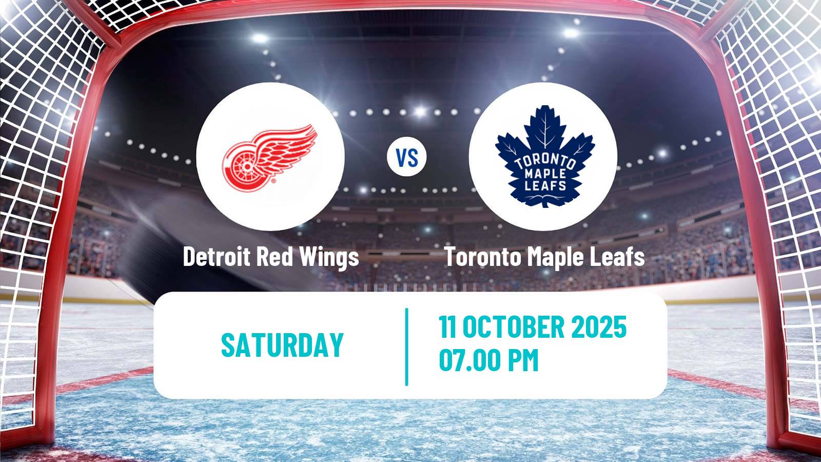 Hockey NHL Detroit Red Wings - Toronto Maple Leafs