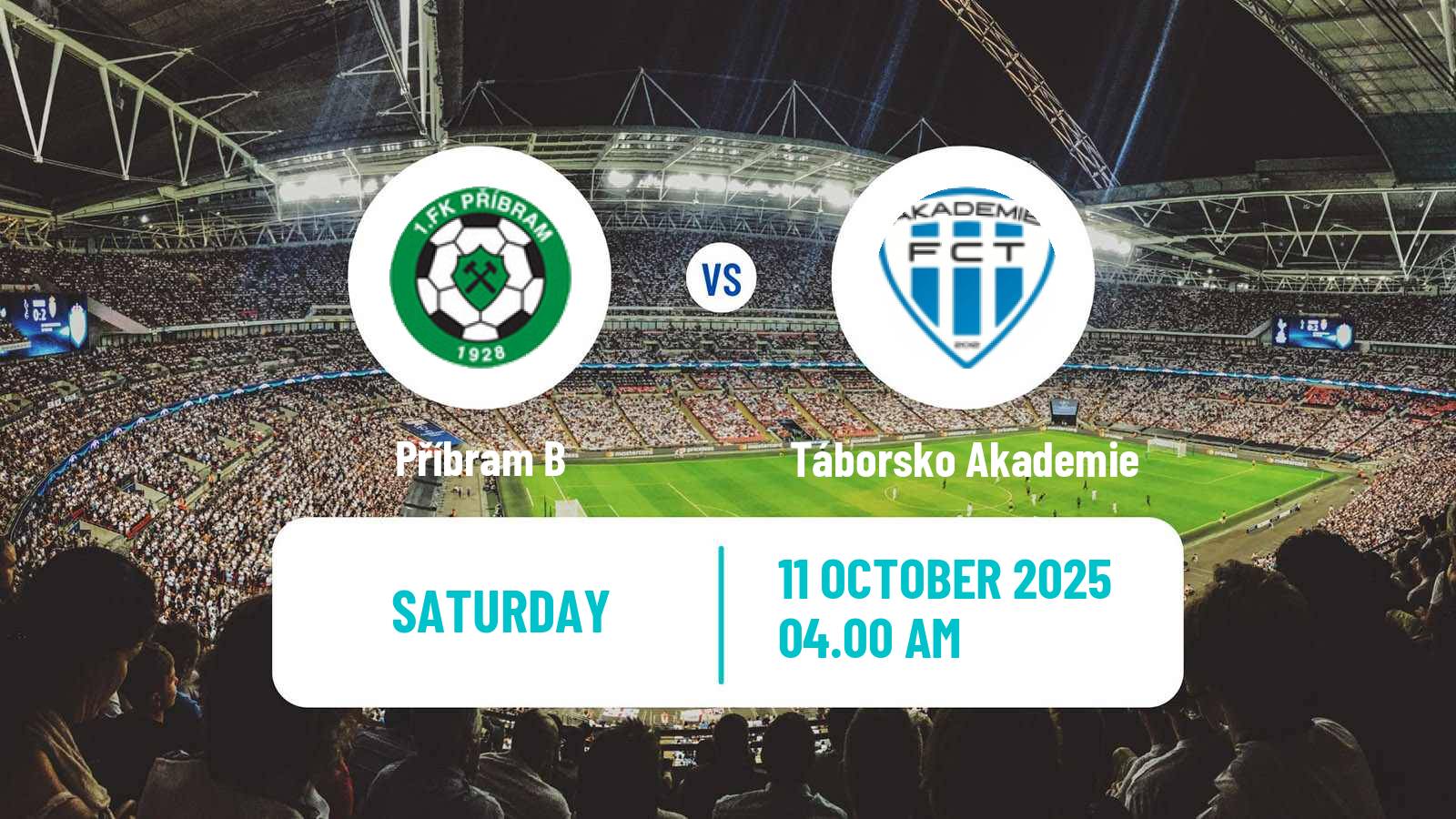Soccer Czech CFL Group A Příbram B - Táborsko Akademie