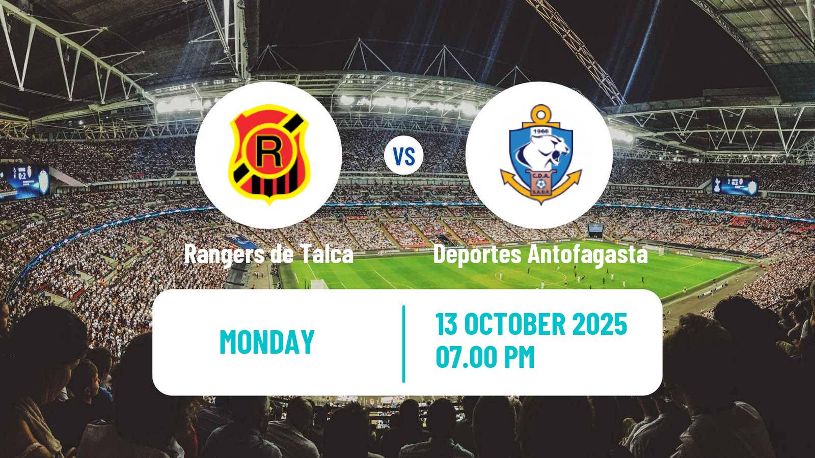 Soccer Chilean Primera B Rangers de Talca - Deportes Antofagasta