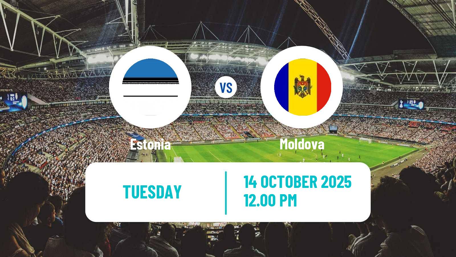 Soccer FIFA World Cup Estonia - Moldova