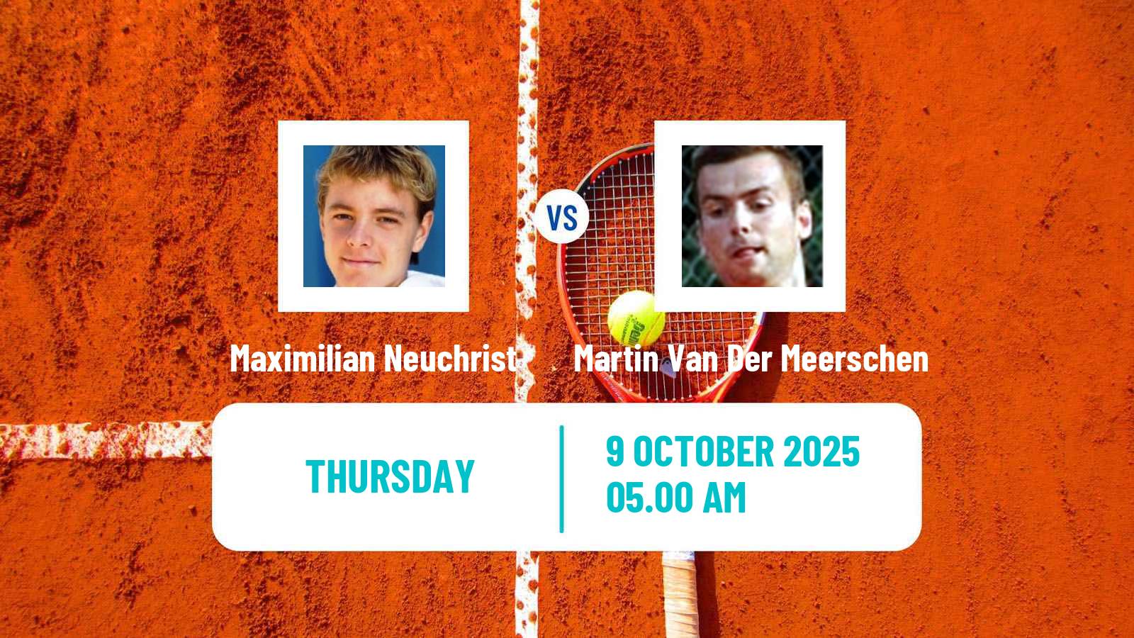 Tennis ITF M25 Kigali Men Maximilian Neuchrist - Martin Van Der Meerschen