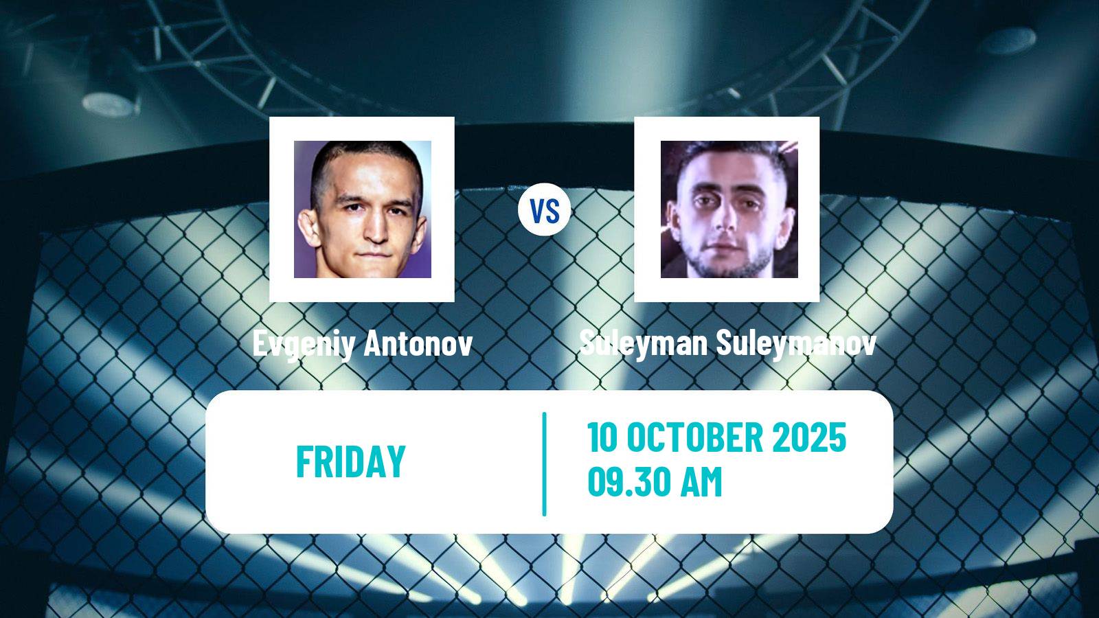 MMA Featherweight One Championship Men Evgeniy Antonov - Suleyman Suleymanov