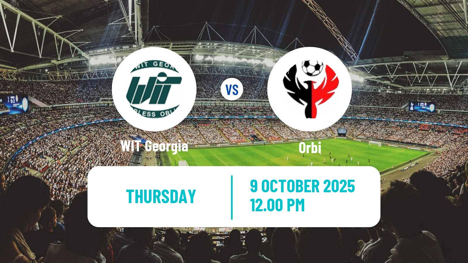 Soccer Georgian Liga 3 WIT Georgia - Orbi