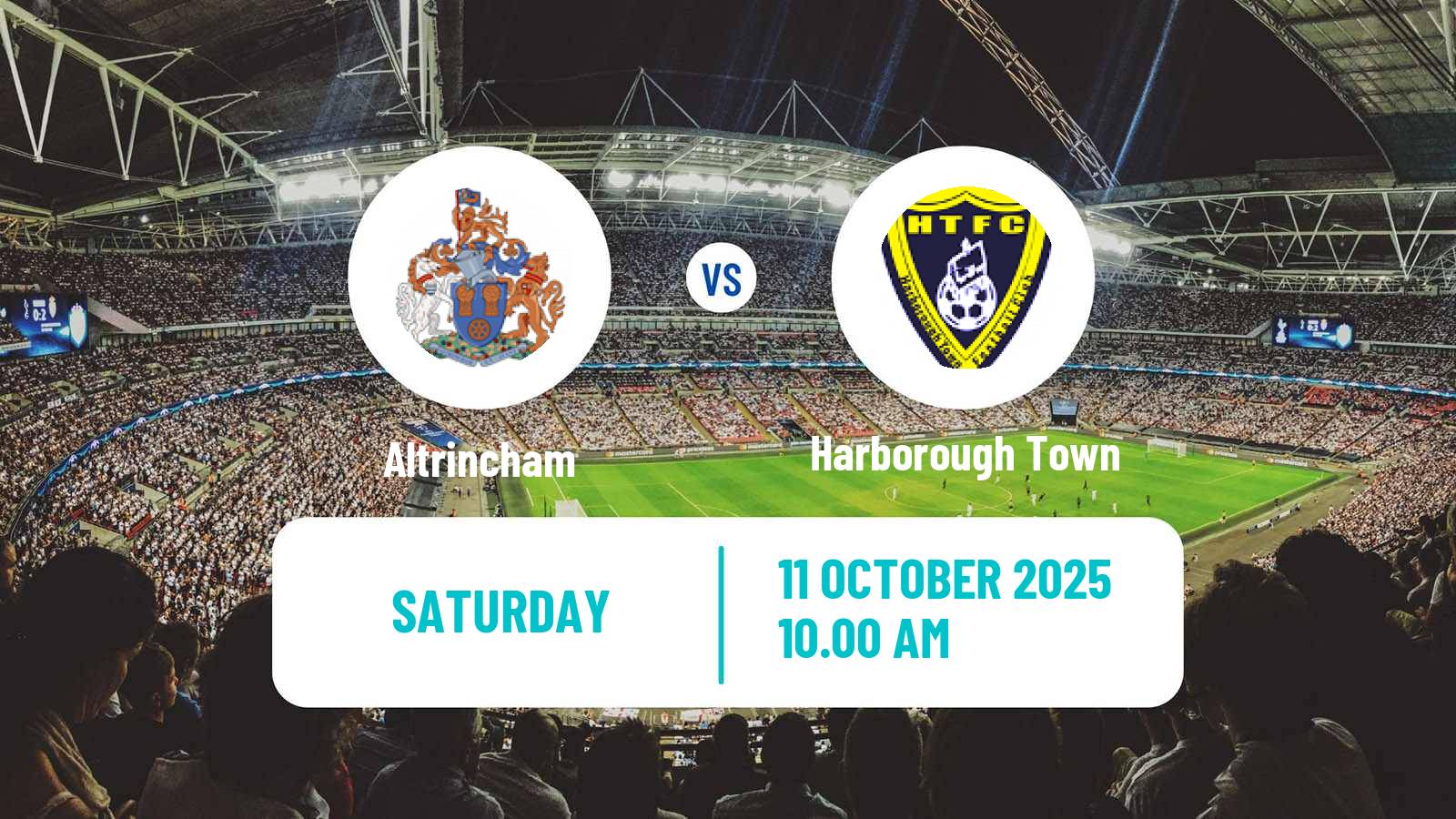 Soccer English FA Cup Altrincham - Harborough Town