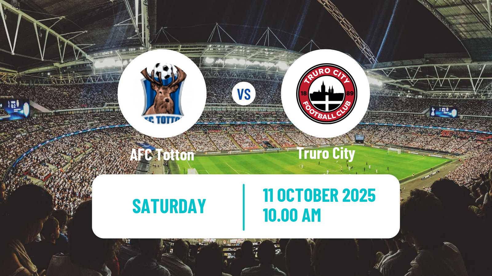 Soccer English FA Cup Totton - Truro City