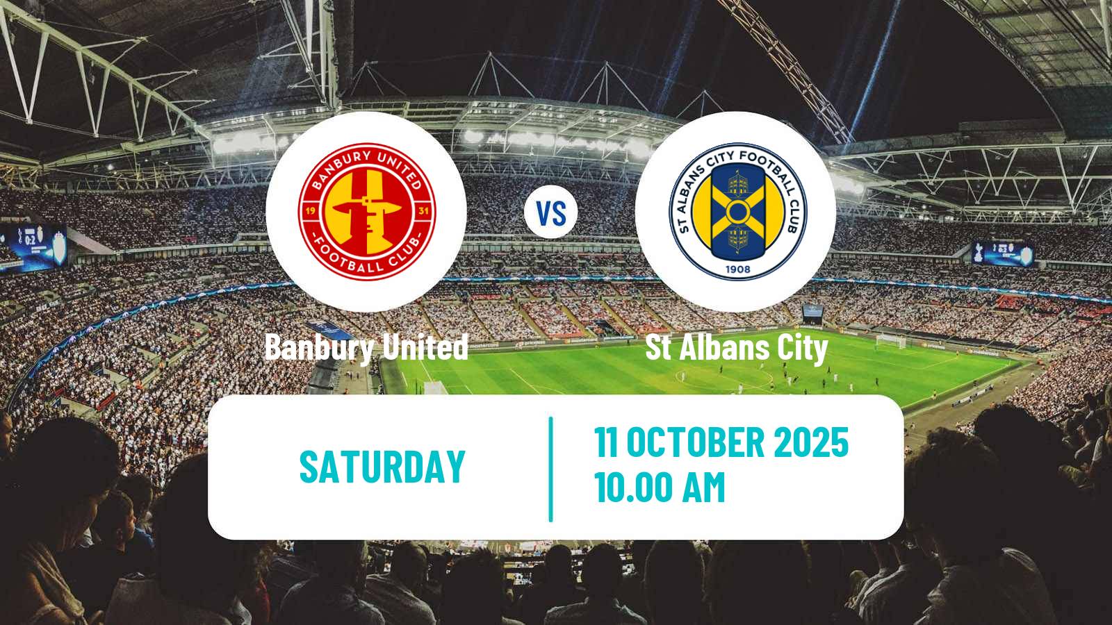 Soccer English FA Cup Banbury United - St Albans City