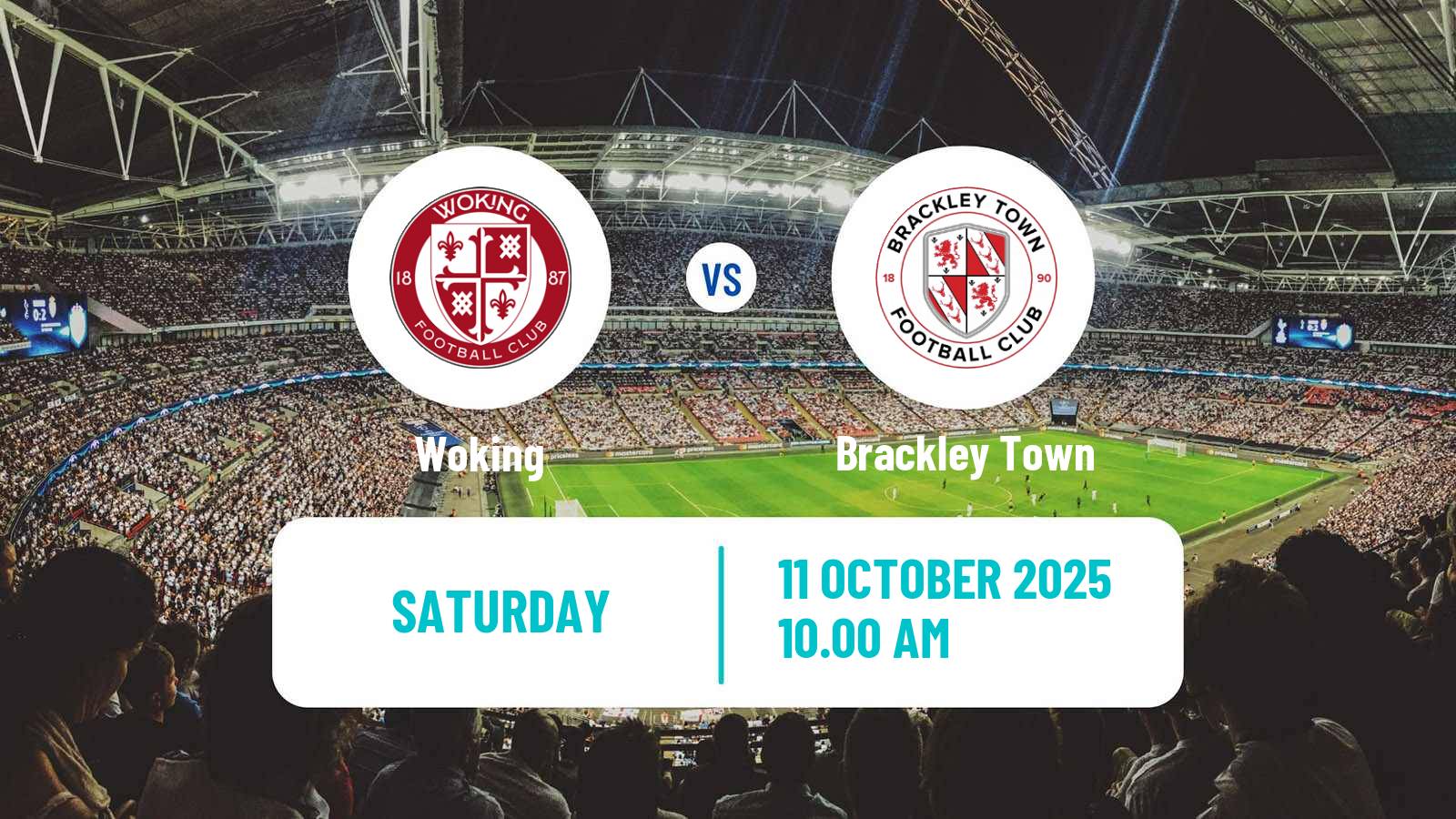 Soccer English FA Cup Woking - Brackley Town