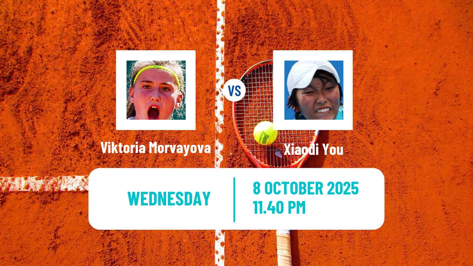 Tennis ITF W35 Kunshan Women Viktoria Morvayova - Xiaodi You