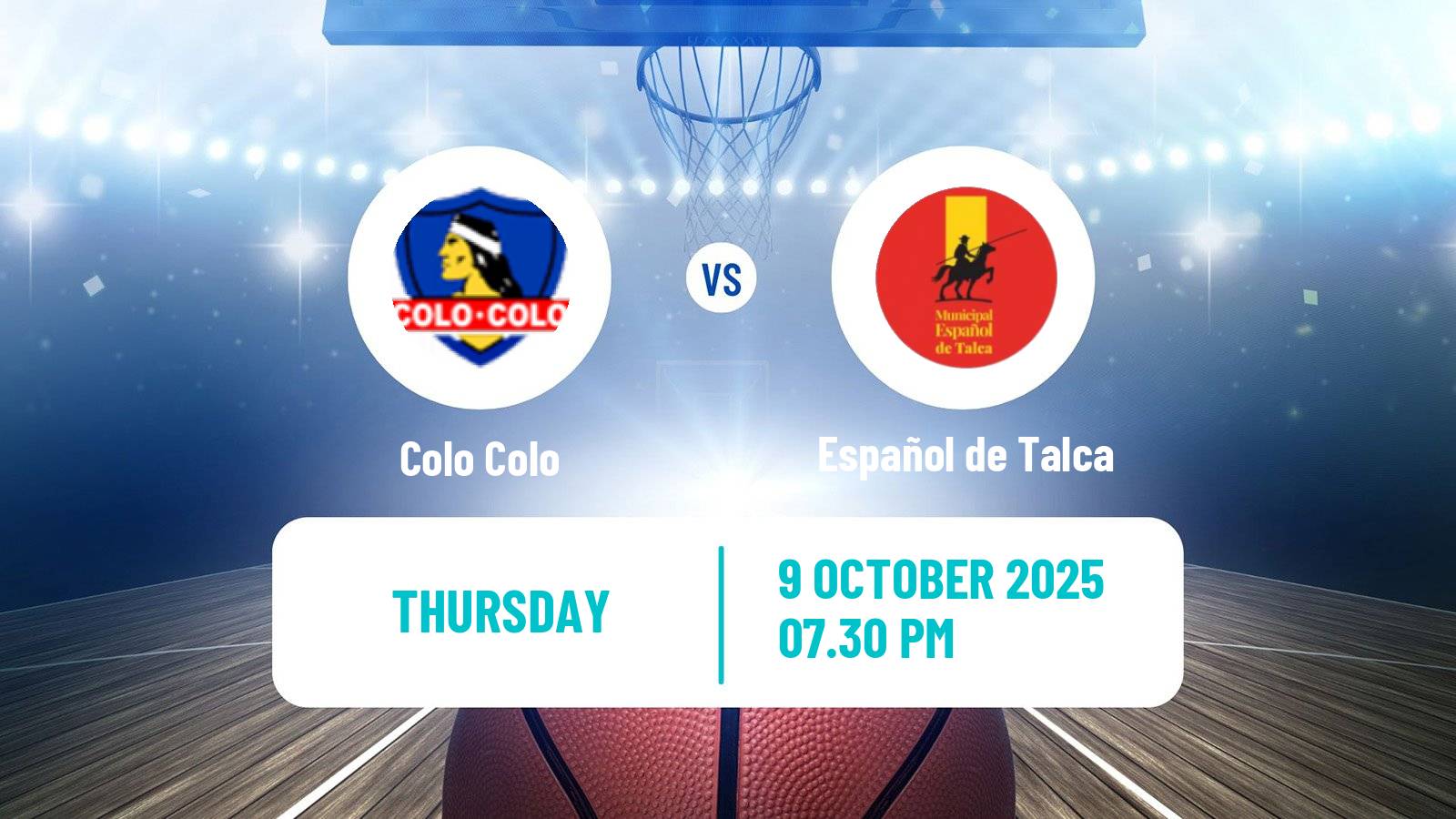 Basketball Chilean LNB Colo Colo - Español de Talca
