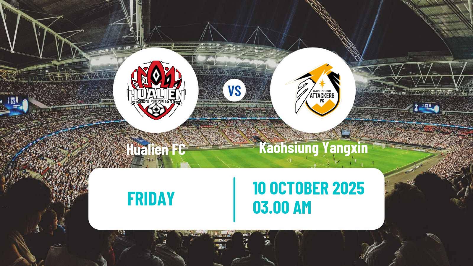 Soccer Taiwan Football League Women Hualien - Kaohsiung Yangxin