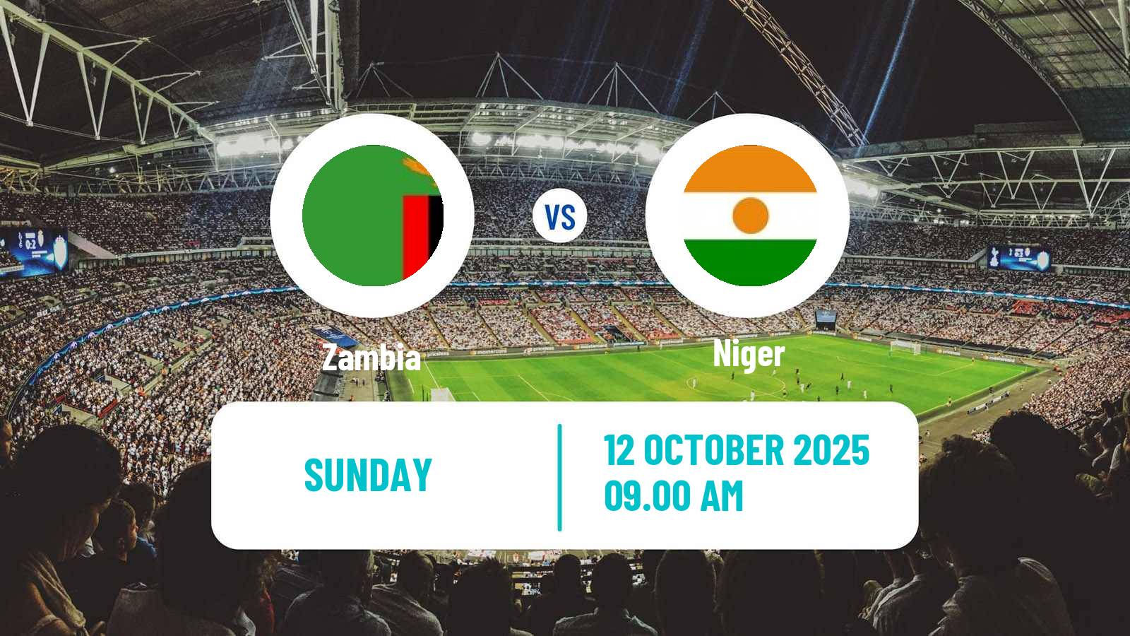 Soccer FIFA World Cup Zambia - Niger