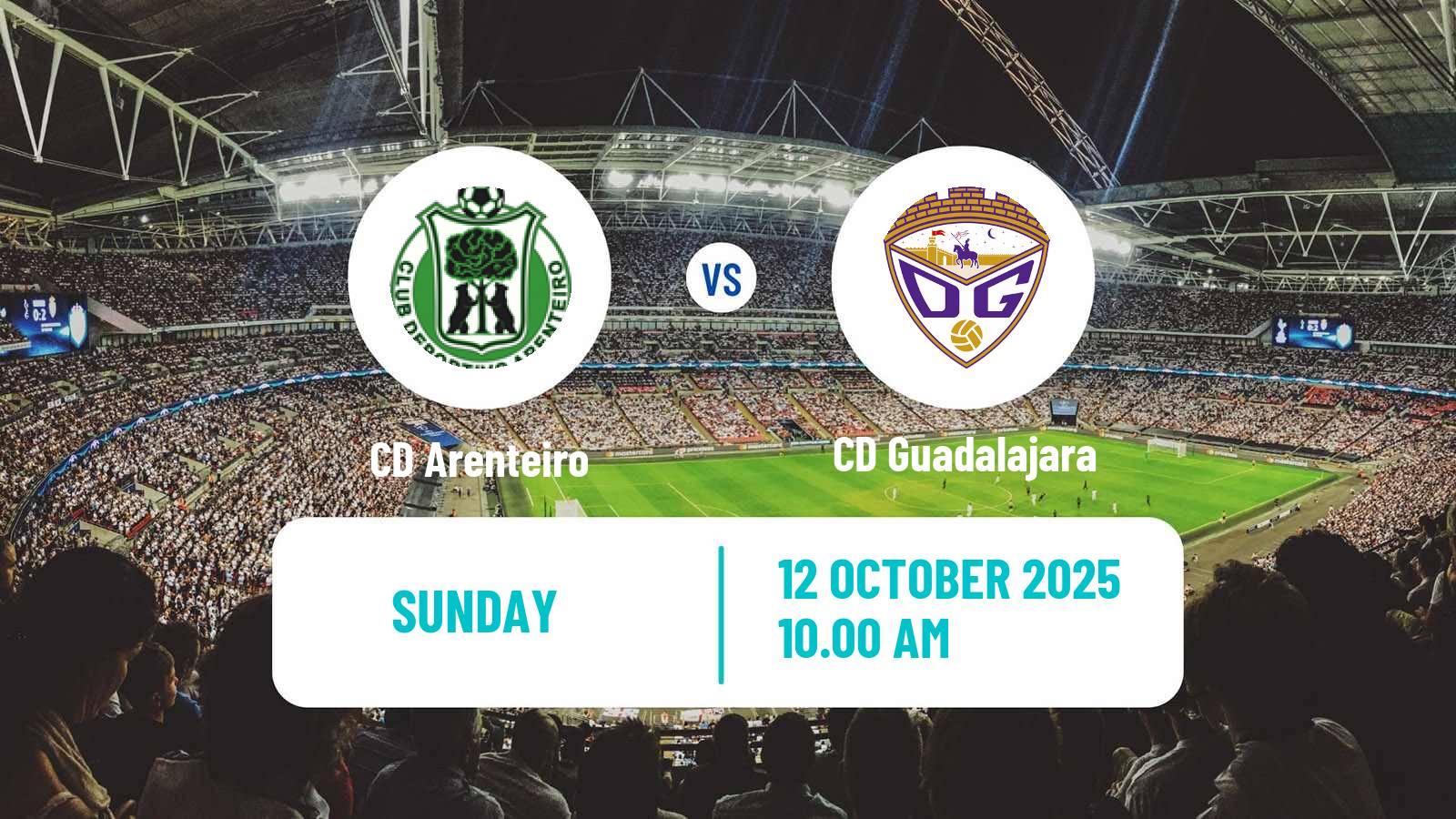 Soccer Spanish Primera RFEF Group 1 Arenteiro - CD Guadalajara