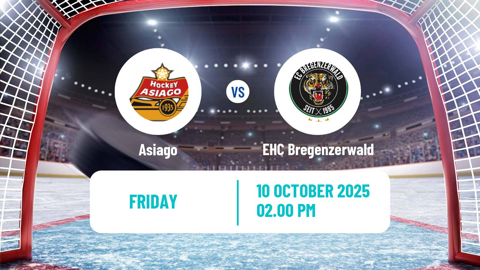 Hockey Alps Hockey League Asiago - EHC Bregenzerwald