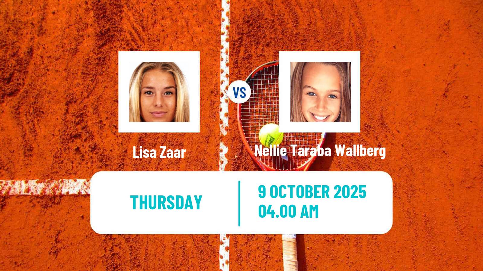 Tennis ITF W35 Santa Margherita Di Pula 10 Women Lisa Zaar - Nellie Taraba Wallberg