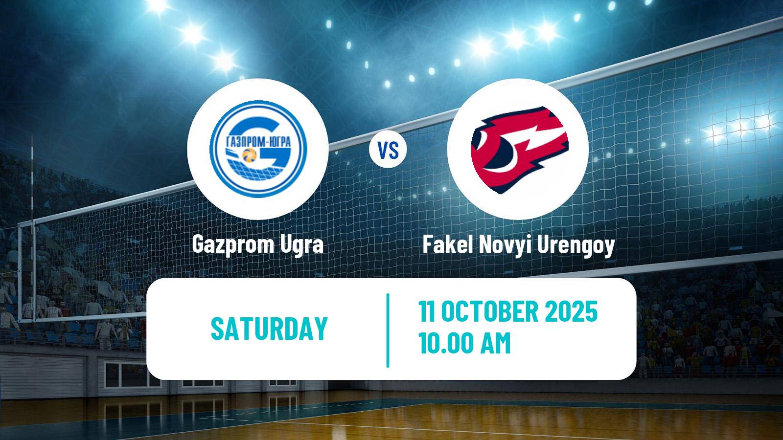Volleyball Russian Cup Volleyball Gazprom Ugra - Fakel Novyi Urengoy