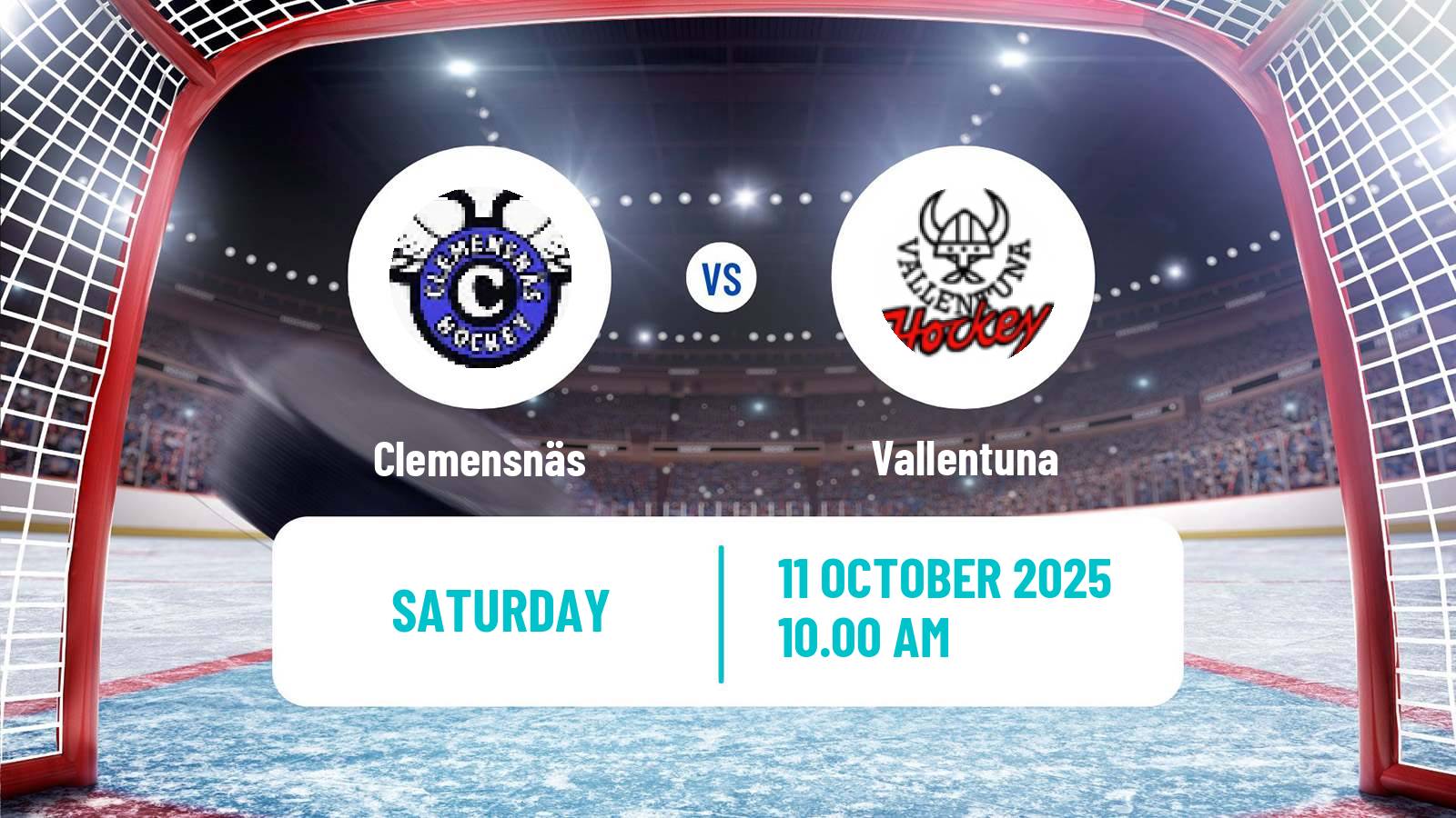Hockey Swedish HockeyEttan Norra Clemensnäs - Vallentuna