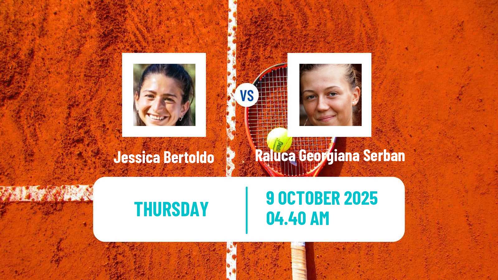 Tennis ITF W50 Heraklion Women Jessica Bertoldo - Raluca Georgiana Serban
